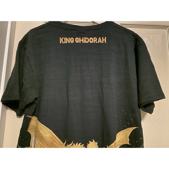 Godzilla Ukiyo-e King Ghidorah Graphic T-Shirt GZUT-008 JAPAN XL / Fits L NWT - Picture 4 of 14